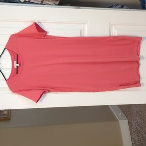 Coral JS T-shirt dress